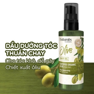 NATURALS BY WATSONS Dầu Dưỡng Tóc Naturals By Watsons True Natural Chiết Xuất Olive 100ml