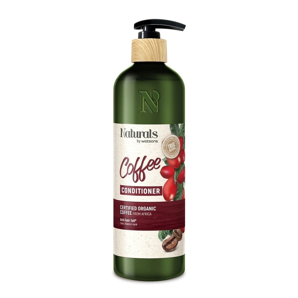 Dầu Xả Naturals By Watsons True Natural Chiết Xuất Coffee 490ml