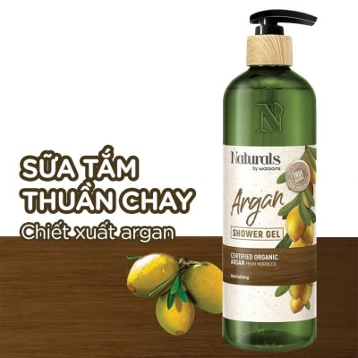 NATURALS BY WATSONS True Natural Argan Shower Gel 490ml