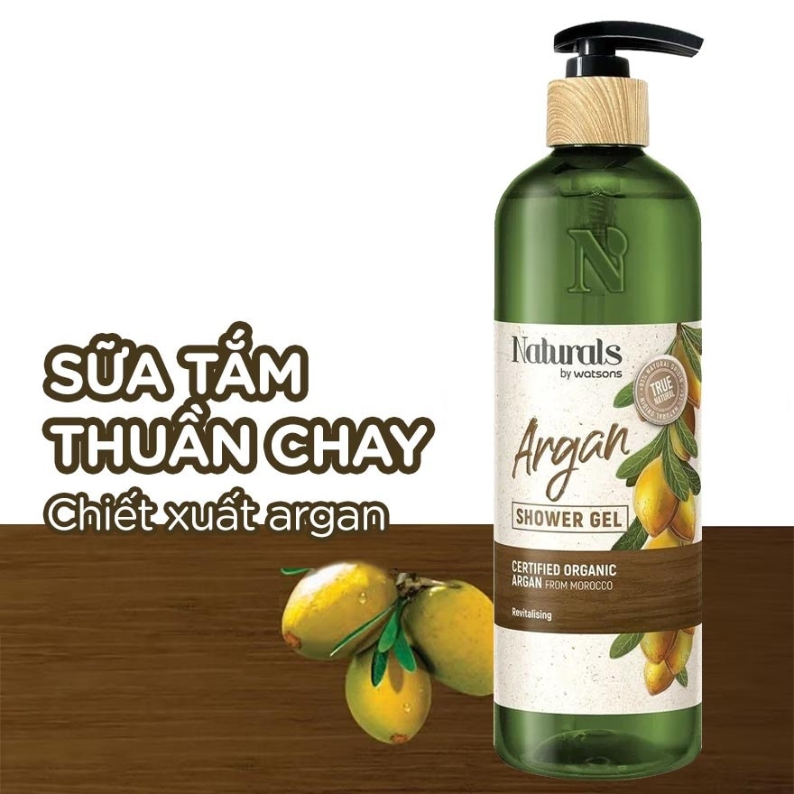 True Natural Argan Shower Gel 490ml