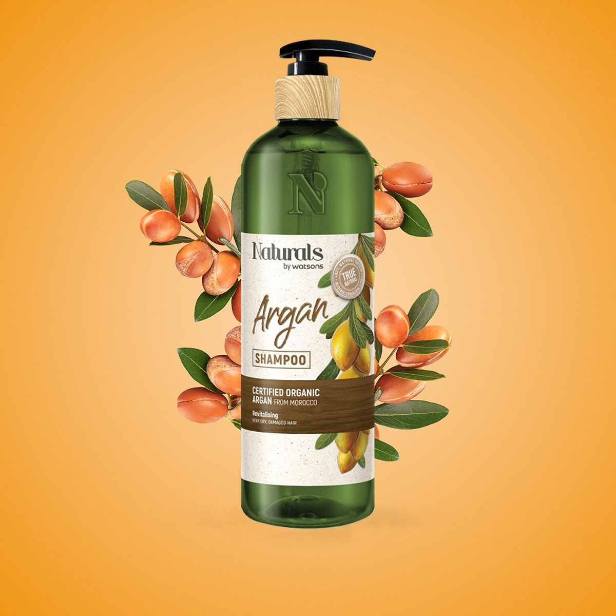 True Natural Argan Shampoo 490ml