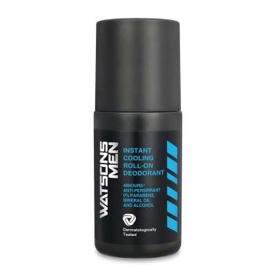 WATSONS Men Instant Cooling Roll-On Deodorant 50ml