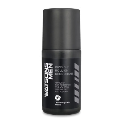 WATSONS Men Invisible Roll-On Deodorant 50ml