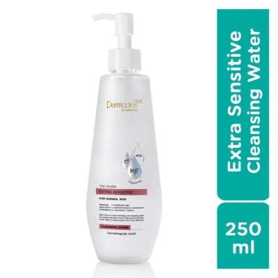 DERMACTION PLUS BY WATSONS Nước Tẩy Trang Dermaction Plus By Watsons Vita-Micellar Extra Sensitive Cleansing Water 250ml