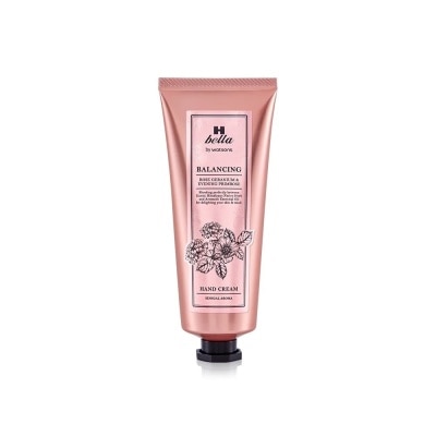 H BELLA Balancing Rose Geranium & Evening Primrose Hand Cream 80ml