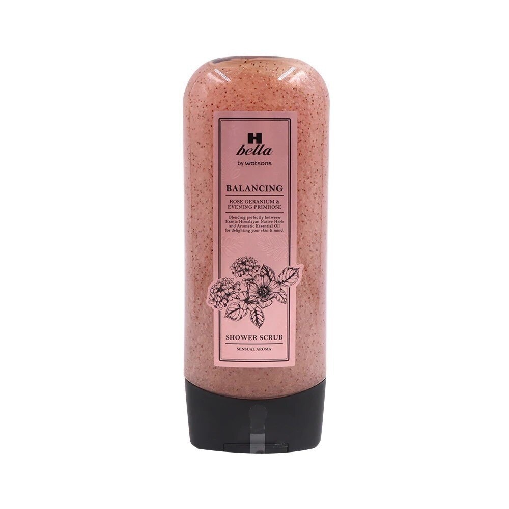 Balancing Rose Geranium & Evening Primrose Shower Scrub 290g