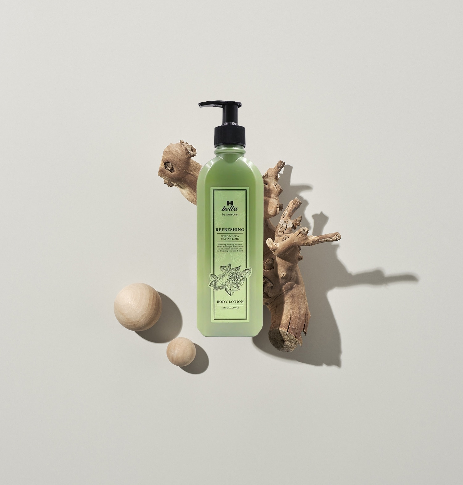 Refreshing Wild Mint & Caviar Lime Body Lotion 300ml