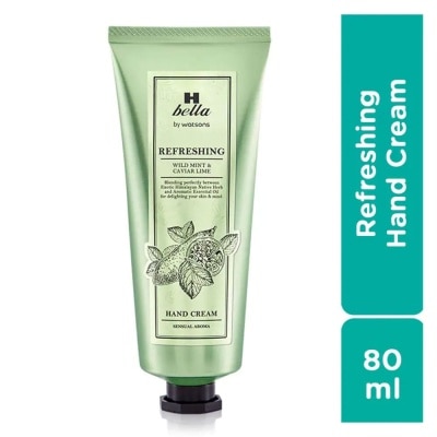 H BELLA Kem Dưỡng Tay H Bella By Watsons Refreshing Từ Bạc Hà Á & Chanh Trứng Cá 80ml