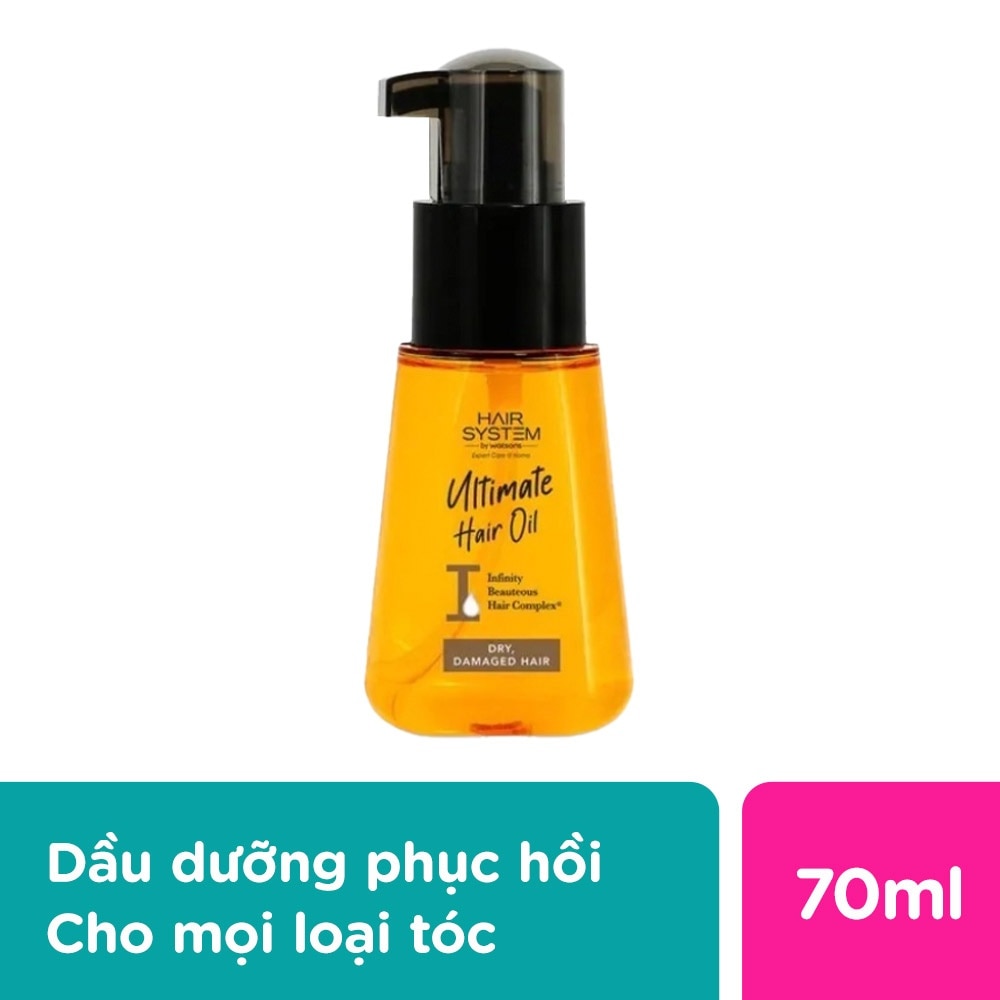 Dầu Dưỡng Tóc Hair System By Watsons Cho Mọi Loại Tóc For All 70ml