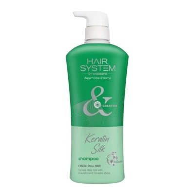 HAIR SYSTEM BY WATSONS Keratin Silk Shampoo 500ml