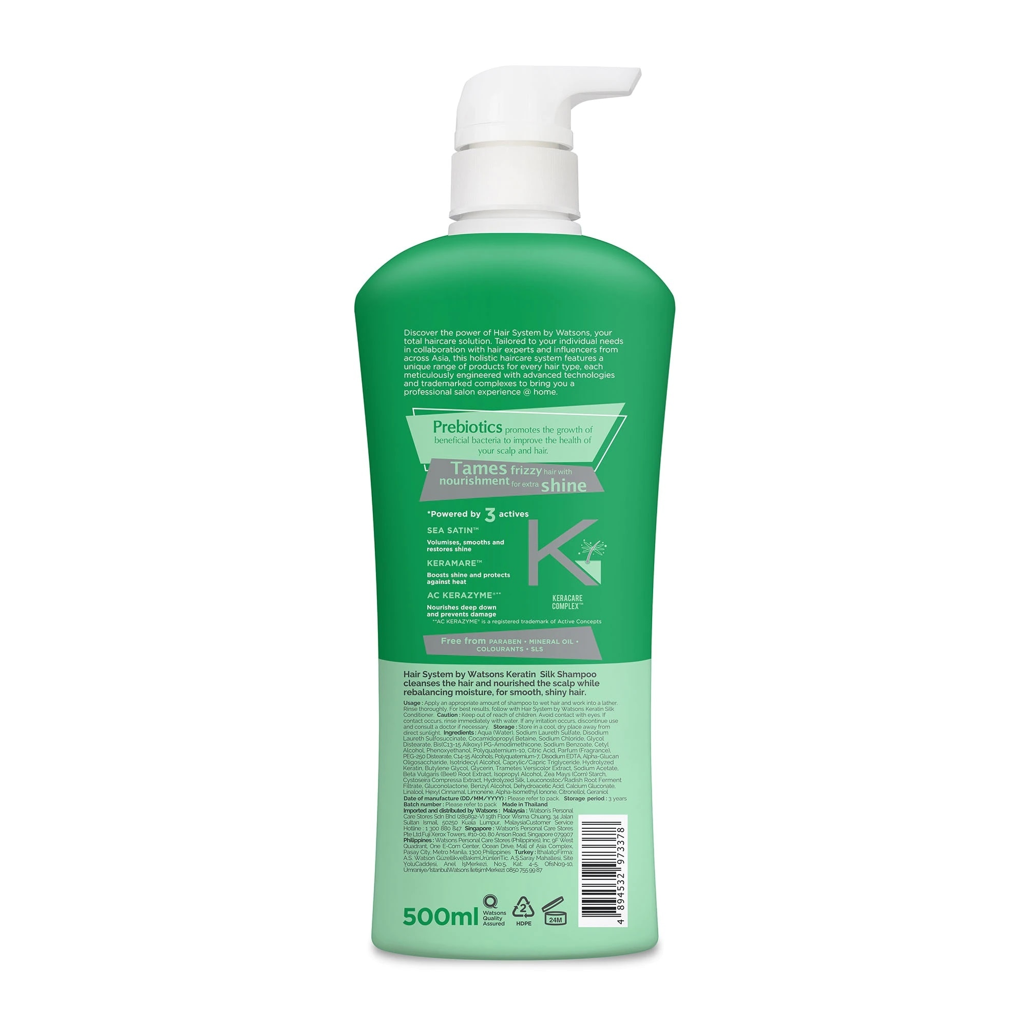 Keratin Silk Shampoo 500ml