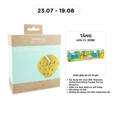 WATSONS - Mút Tắm Bọt Biển Watson 1 Miếng image