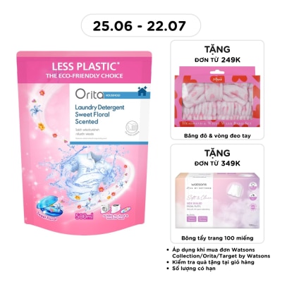 ORITA - Nước Giặt Orita Hương Hoa Ngọt Ngào Laundry Detergent Sweet Floral 500ml