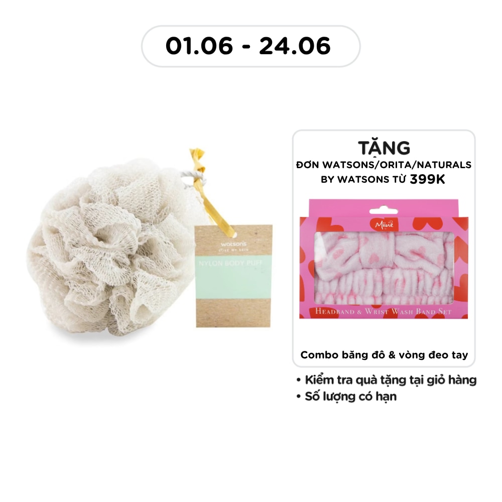 Bông Tắm Cơ Thể Watsons Nylon 1 Miếng