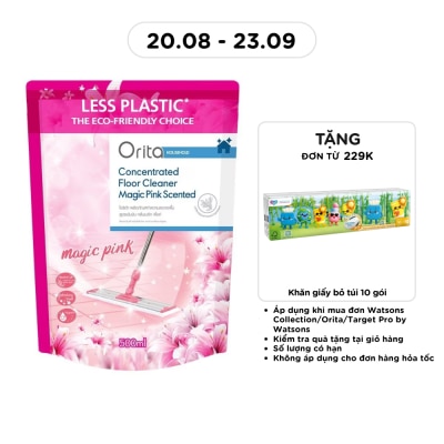 ORITA - Nước Lau Sàn Orita Đậm Đặc Hương Magic Pink Floor Cleaner 500ml image