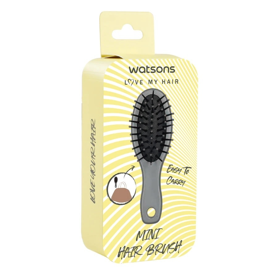 Watsons Mini Hair Brush 1Pcs (Random Color)