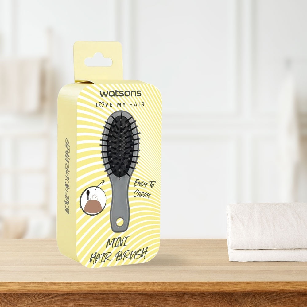 Watsons Mini Hair Brush 1Pcs (Random Color)