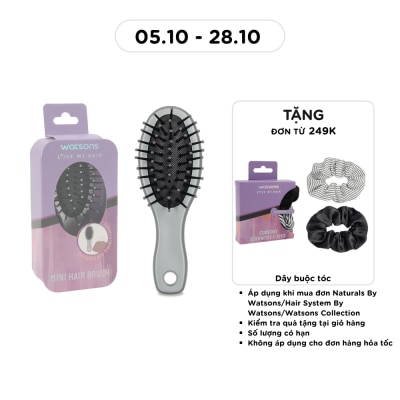 WATSONS Watsons Mini Hair Brush 1Pcs (Random Color) image