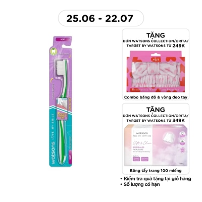 WATSONS - Bàn Chải Đánh Răng Watsons Gentle Soft 1 Cái