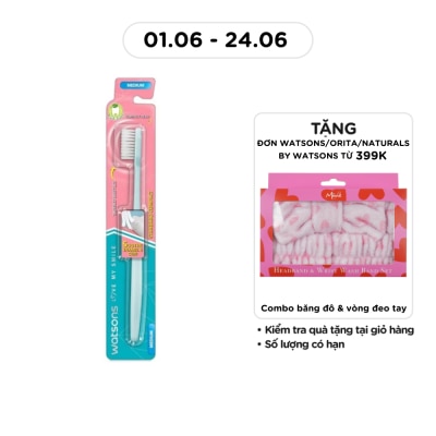 WATSONS - Standard Compact Toothbrush (Medium) 1Pcs