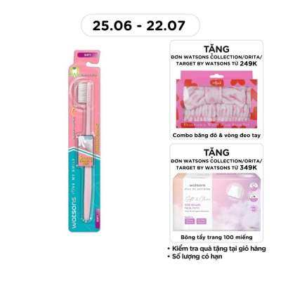 WATSONS - Bàn Chải Đánh Răng Watsons Standard Compact (Mềm) 1 Cái