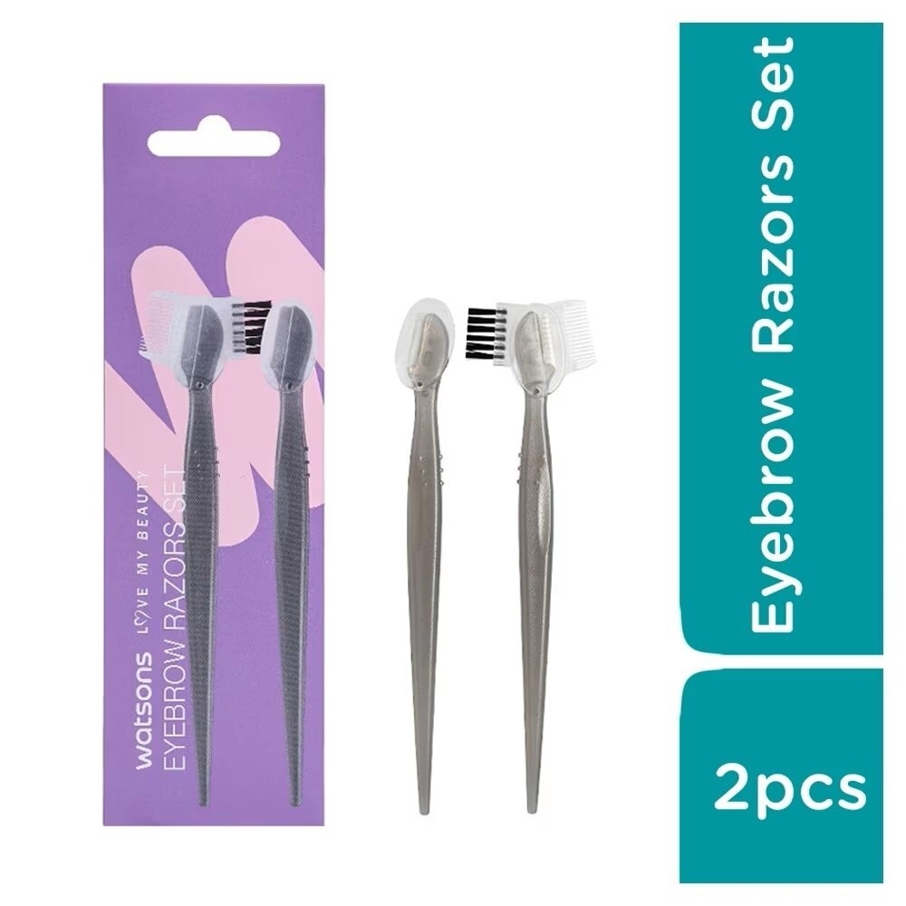 Dao Cạo Lông Mày Watsons Eyebrow Razors Set 2 Cái