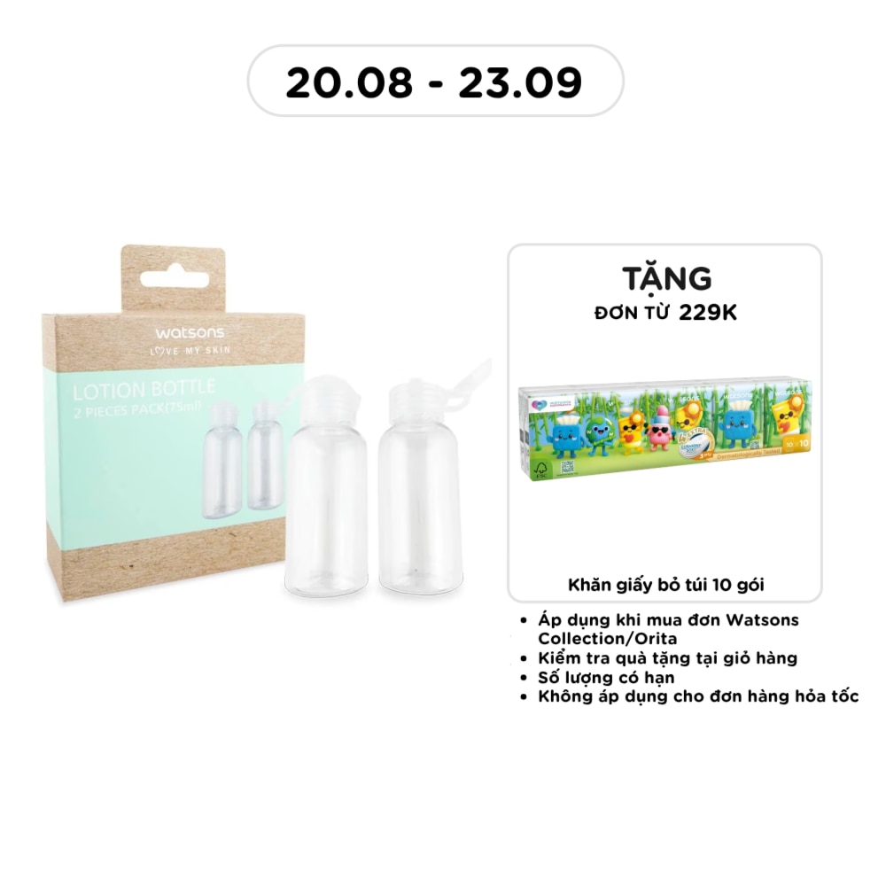 Lotion Bottle Pack 2Pcs (75ml)