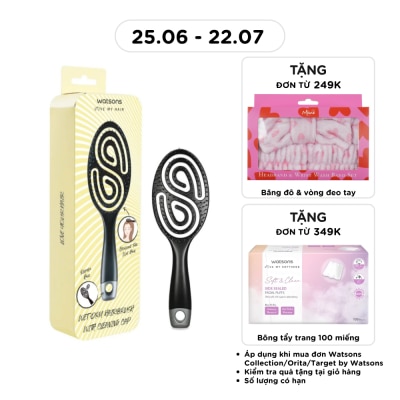 WATSONS - Wet Dry Hair Brush With Cleaning Cap 1s
