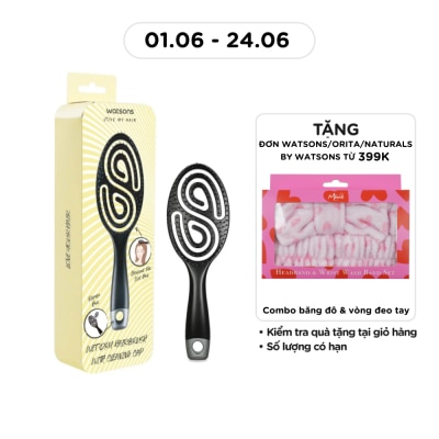 WATSONS - Wet Dry Hair Brush With Cleaning Cap 1s