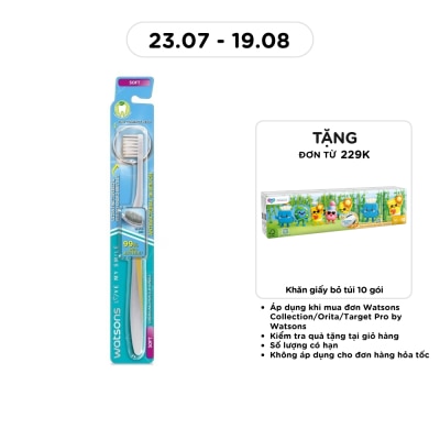 WATSONS - Antibacterial Silver Ion Toothbrush (Soft) 1s image