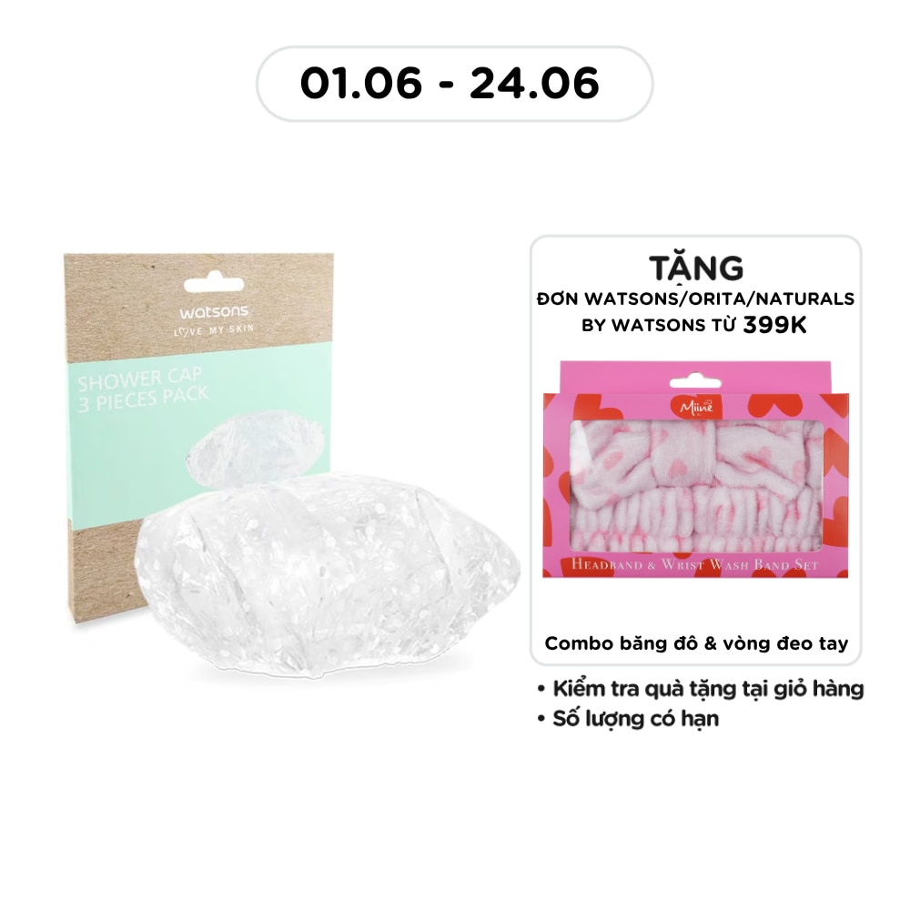 Shower Cap Pack 3s