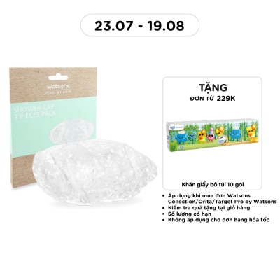 WATSONS - Mũ Tắm Watsons Shower Cap Pack 3s image