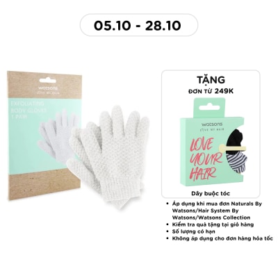 WATSONS Găng Tay Tắm Watsons Exfoliating Body Gloves 1 Pair image
