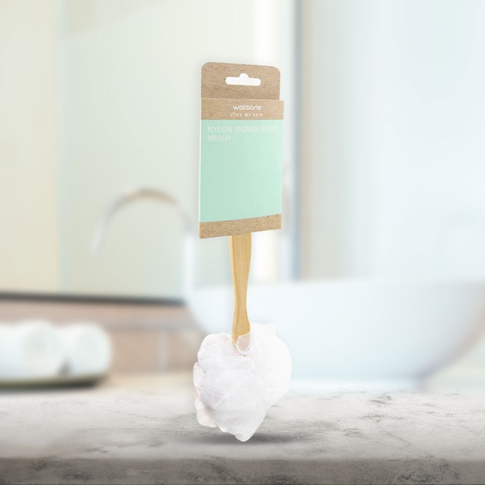 Bông Tắm Chà Lưng Watsons Nylon Sponge Back Brush image