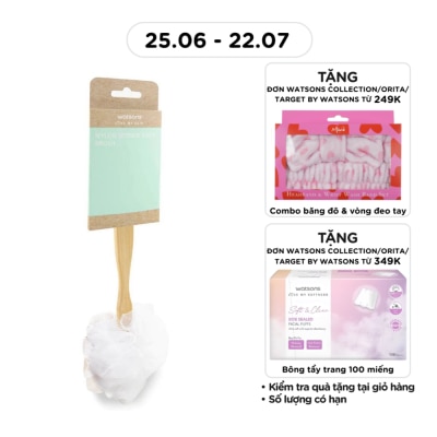 WATSONS - Bông Tắm Chà Lưng Watsons Nylon Sponge Back Brush