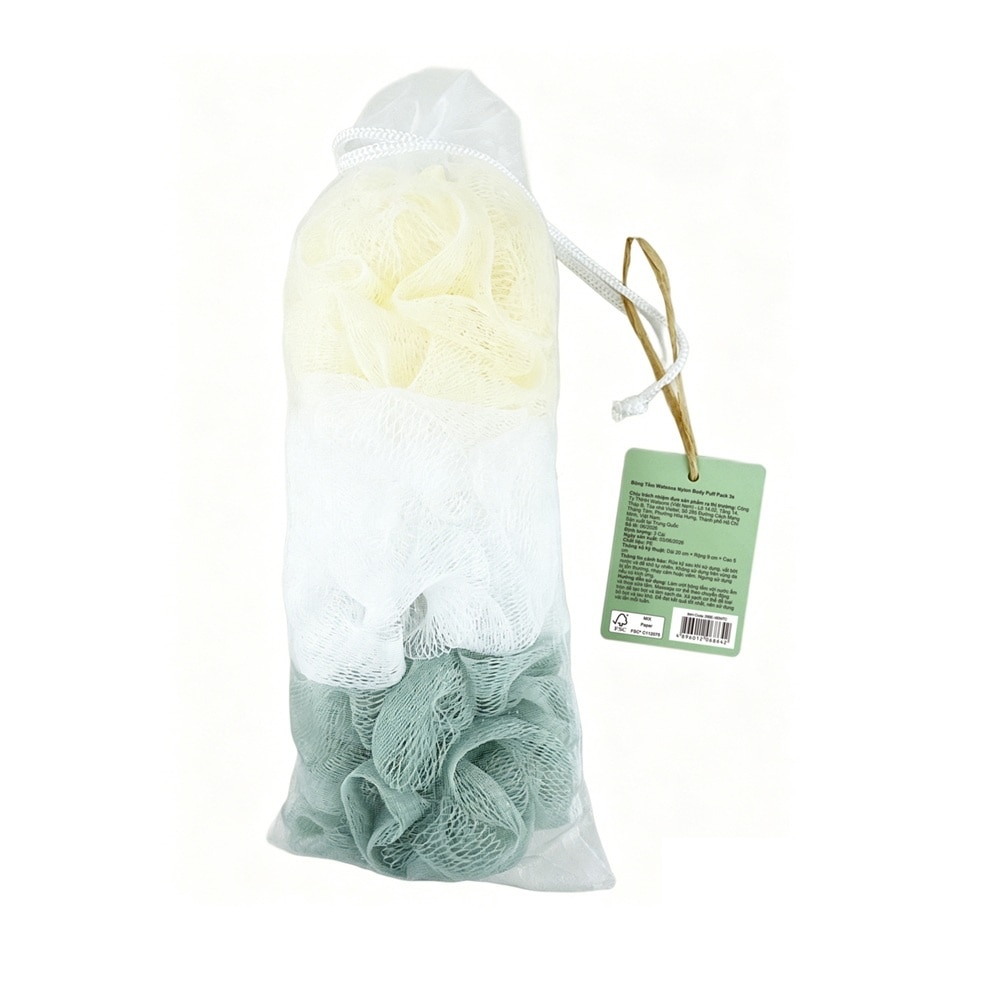 Bông Tắm Watsons Nylon Body Puff Pack 3s image