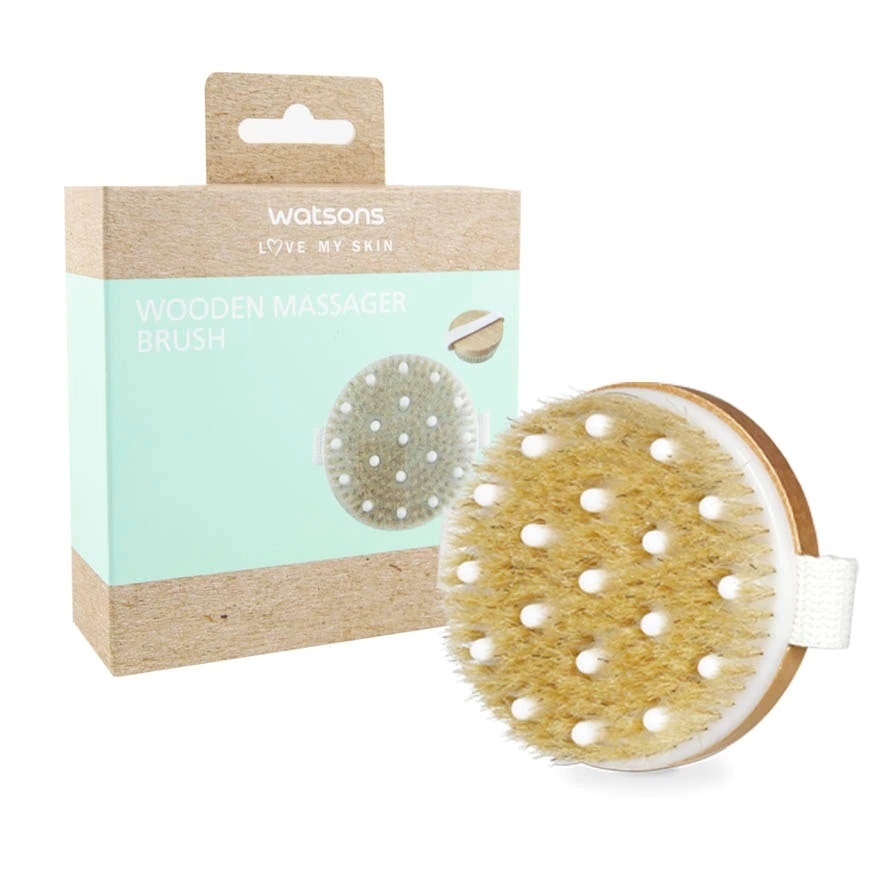 Bàn Chải Tắm Watsons Wooden Massager Brush