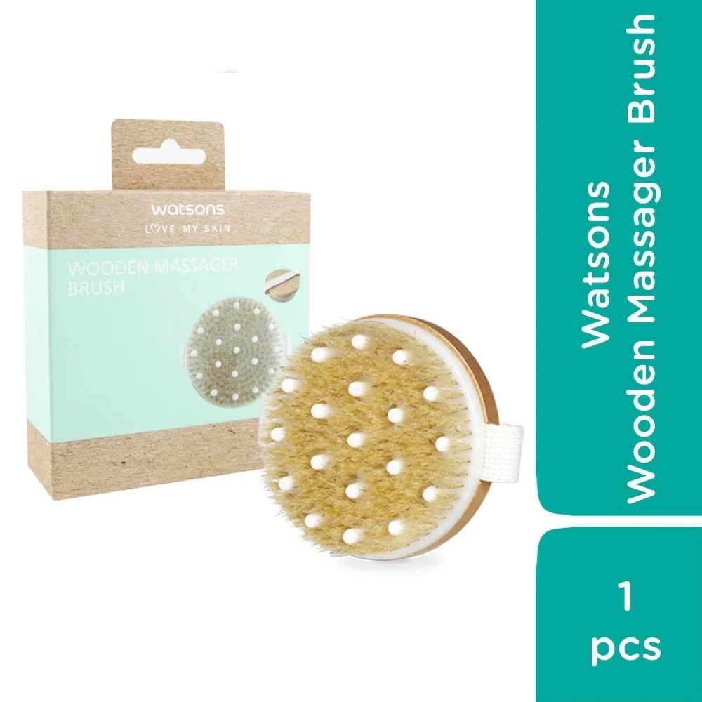 Bàn Chải Tắm Watsons Wooden Massager Brush