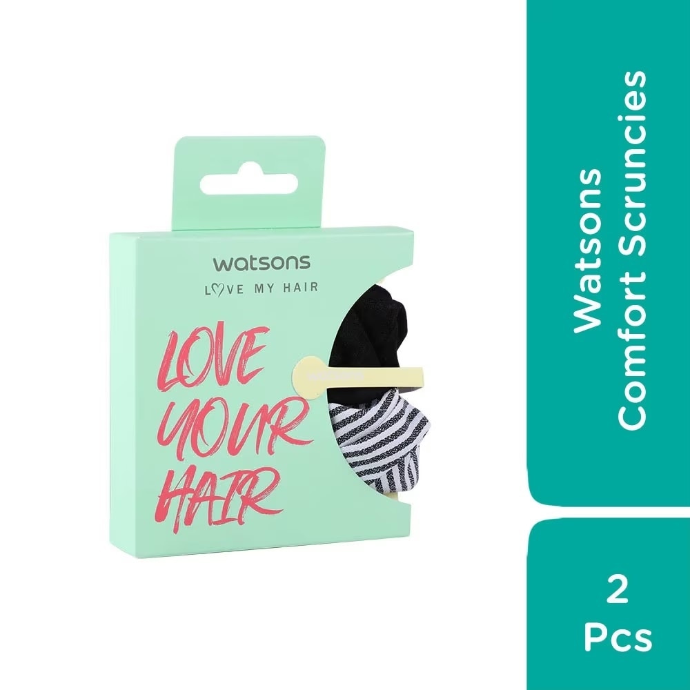 Dây Buộc Tóc Watsons Comfort Scruncies 2Pcs