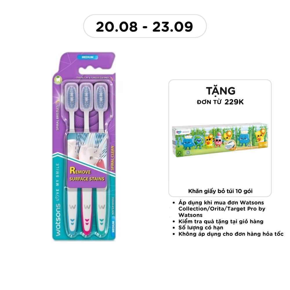 Spiral Clean Toothbrush (Medium) 3s image