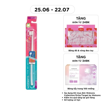 WATSONS - Bàn Chải Đánh Răng Watsons Super Tiny Toothbrush (Soft) 1s