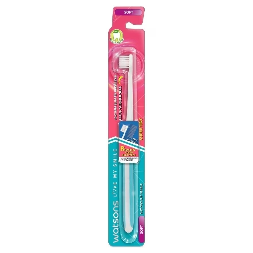 Bàn Chải Đánh Răng Watsons Super Tiny Toothbrush (Soft) 1s