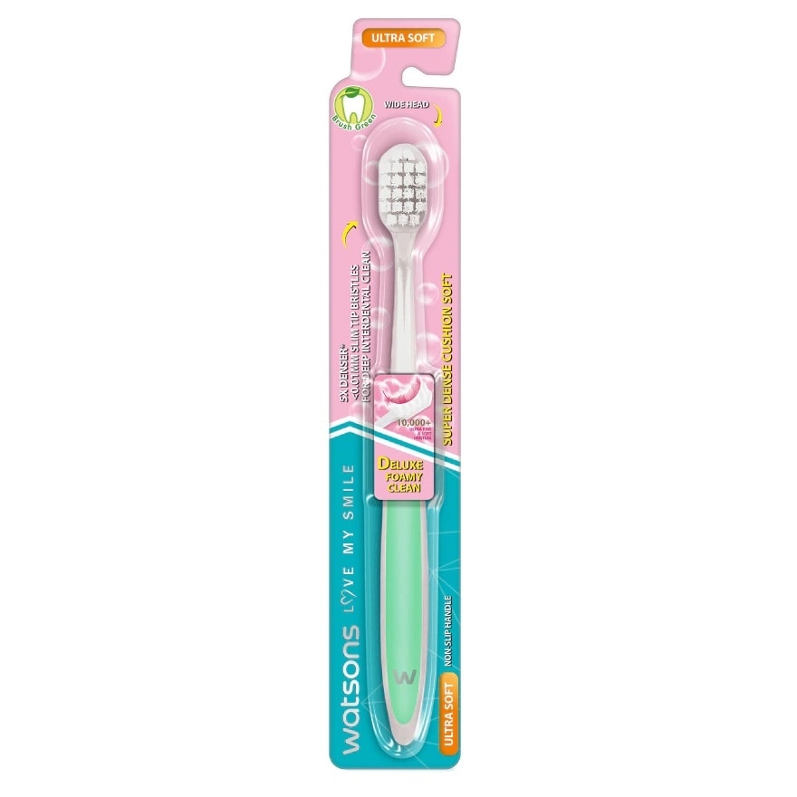 Super Dense Cushion Soft Toothbrush (Ultra Soft) 1s