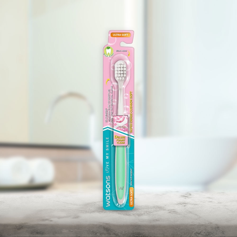 Super Dense Cushion Soft Toothbrush (Ultra Soft) 1s