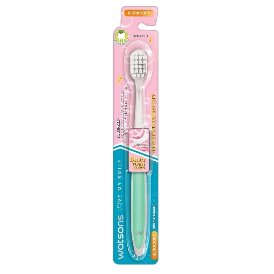 Super Dense Cushion Soft Toothbrush (Ultra Soft) 1s