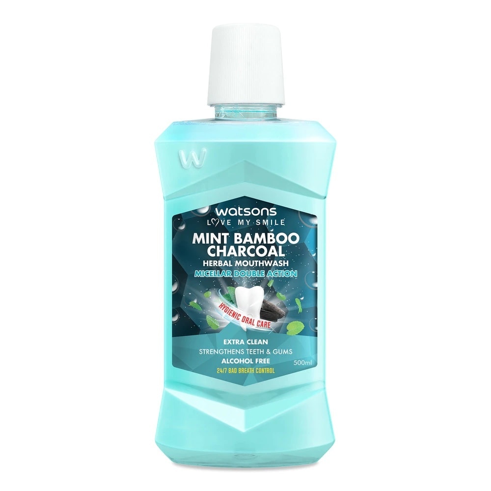 Mint Bamboo Charcoal Herbal Mouthwash 500ml