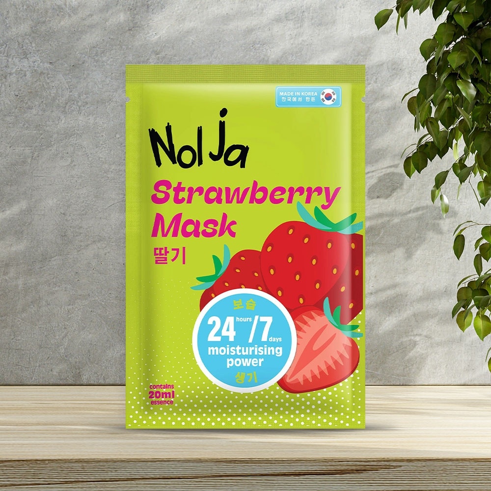 Mặt Nạ Nolja Strawberry Mask 24/7 1sheet