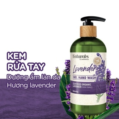 NATURALS BY WATSONS Gel Rửa Tay Naturals By Watsons Hương Lavender True Natural Lavender Gel Hand Wash 400ml