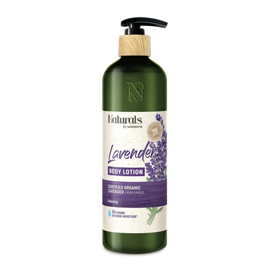 Sữa Dưỡng Thể Naturals By Watsons Hương Lavender True Natural Lavender Body Lotion 490ml