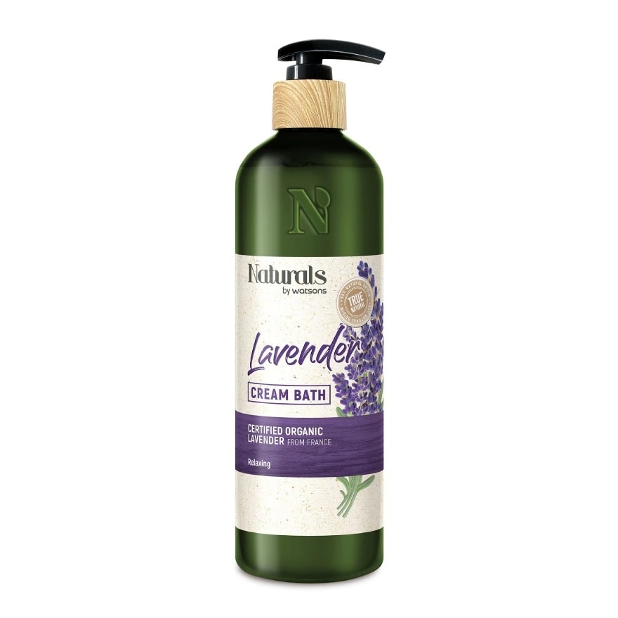 True Natural Lavender Cream Bath 490ml